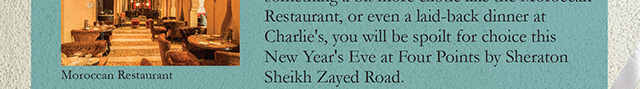 New Years at Four Points by Sheraton Sheikh Zayed Road